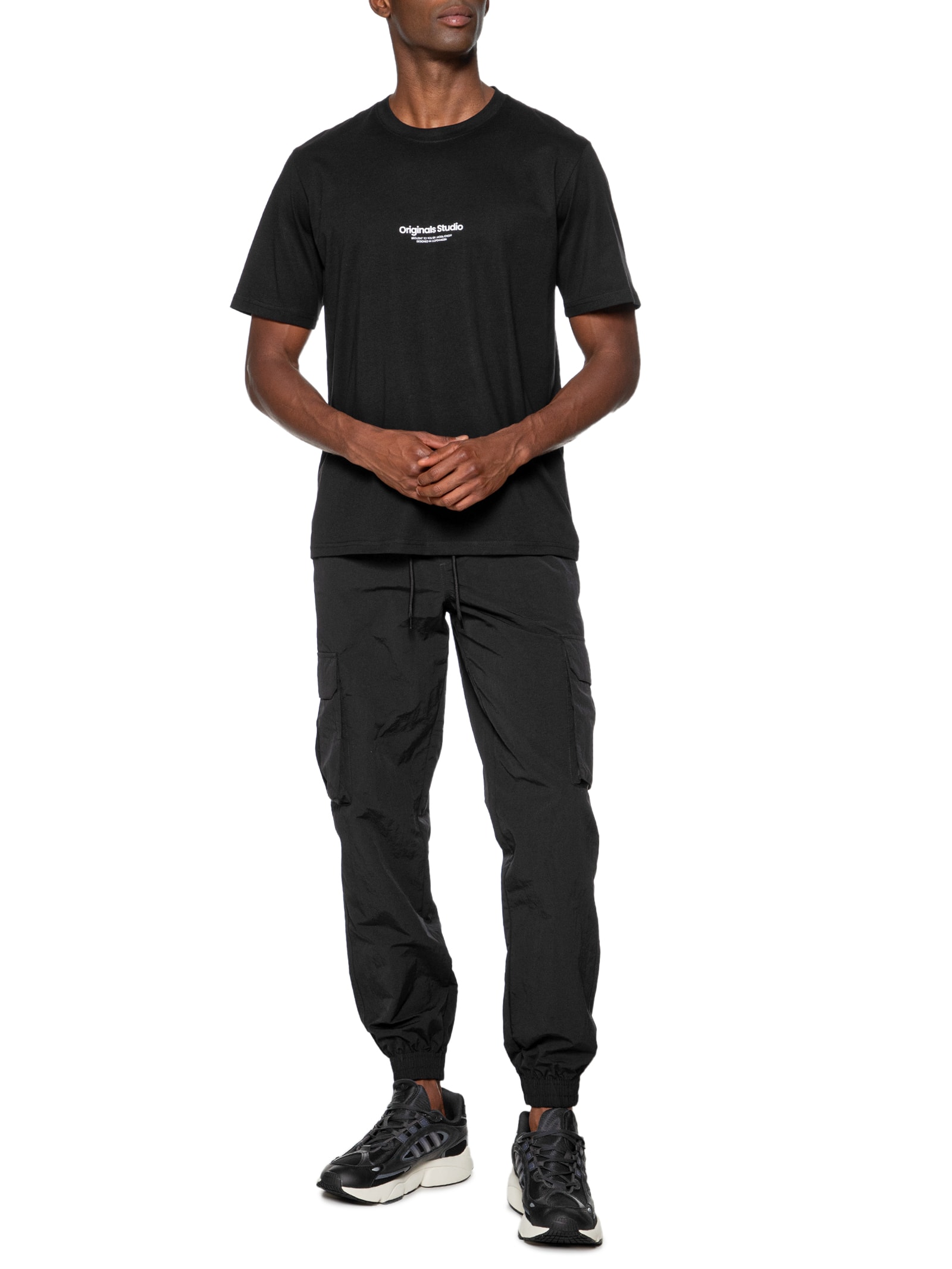 Calça Masculina Tech Cargo Relaxed Fit - Jack & Jones - Bege
