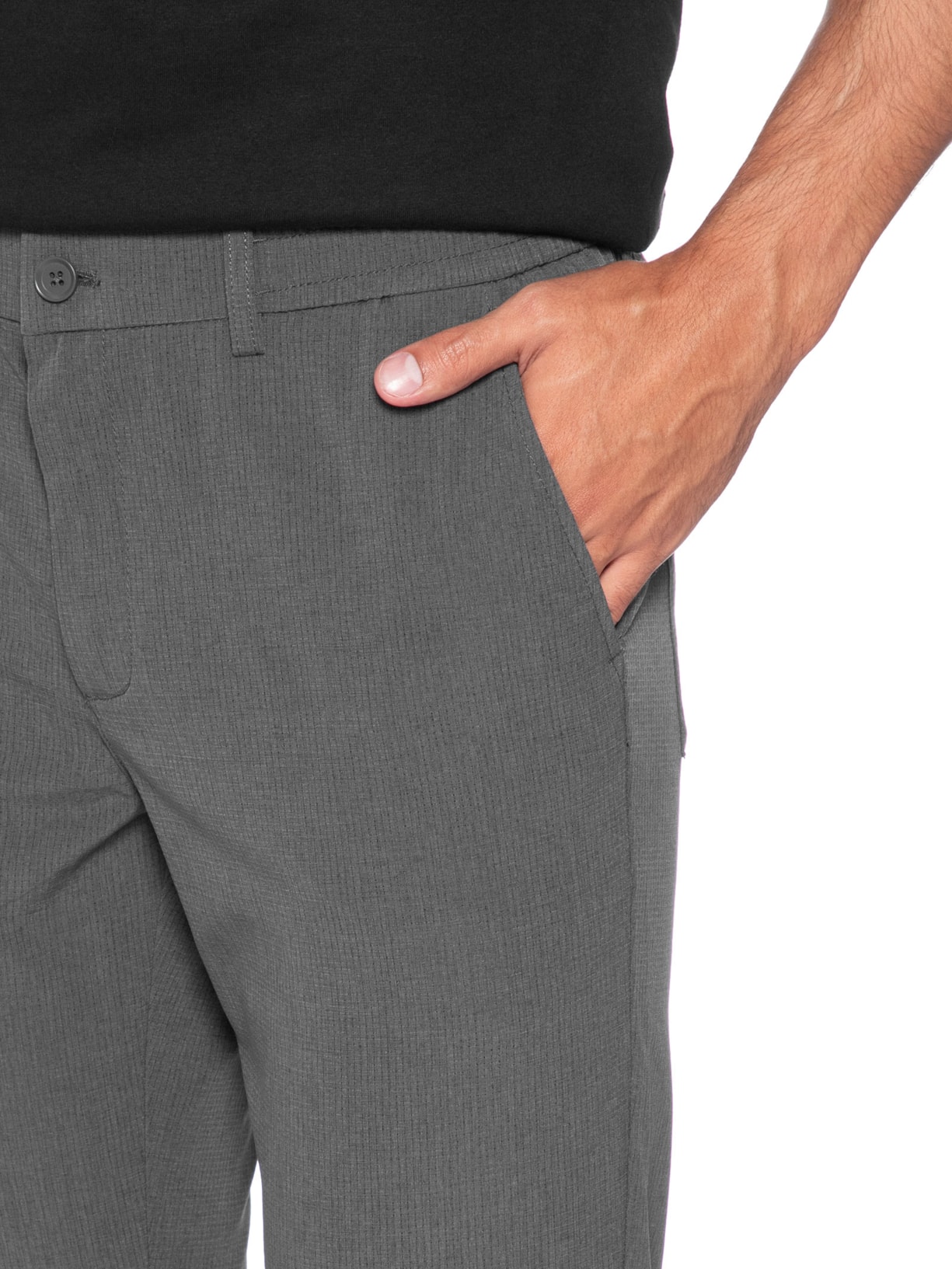 Calça Masculina Tech Dots Respirável Cinza '2 Essential