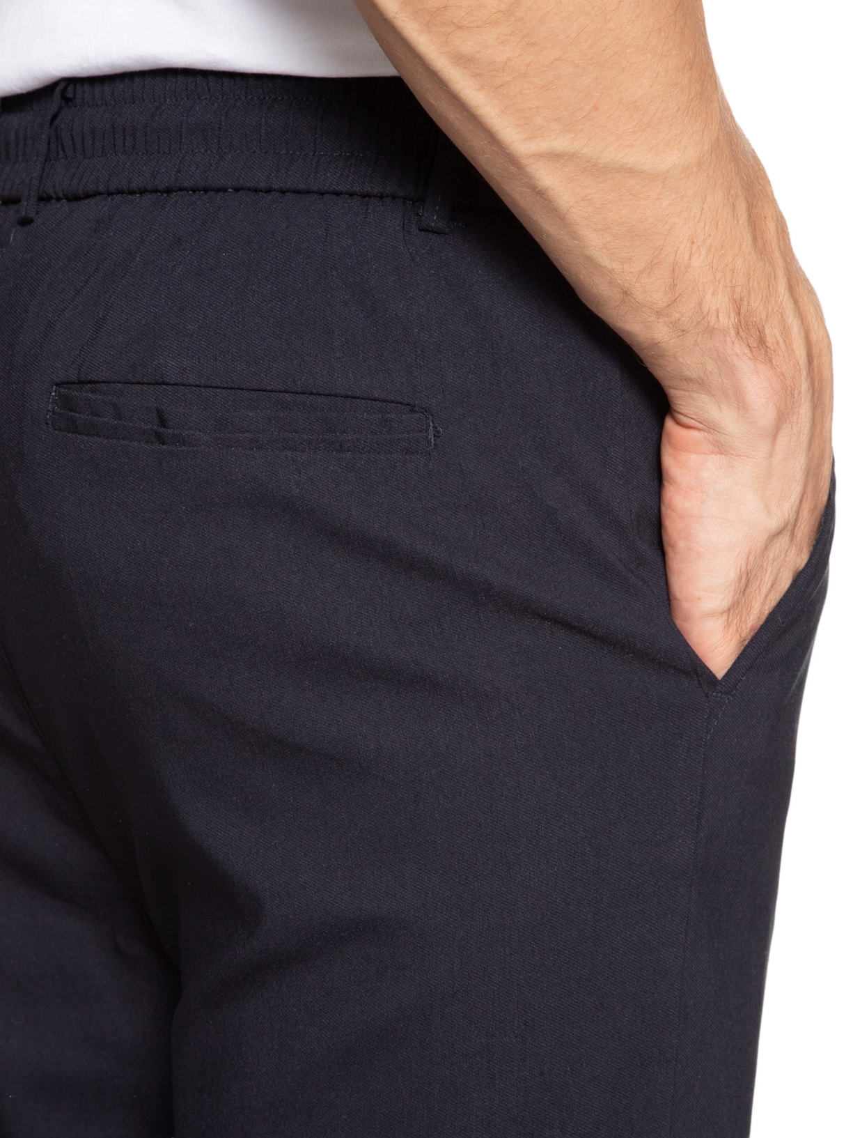 Calça Masculina Tecnológica Comfy Cós Elástico Azul '2 Essential