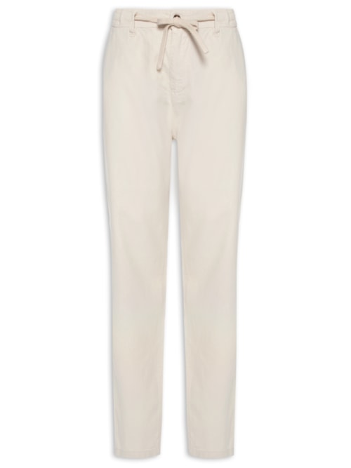 Calça Masculina Tintura Linen - Bege