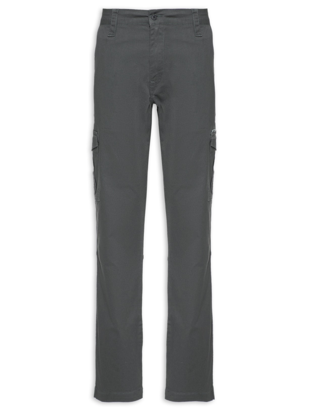 Calça Masculina Tjm Scanton Dobby Cargo - Cinza