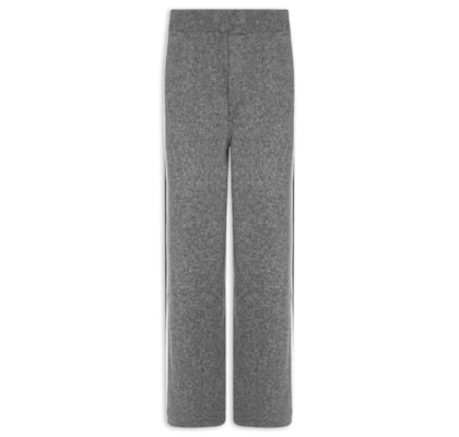 Calça Masculina Tricot Side Tape - Cinza
