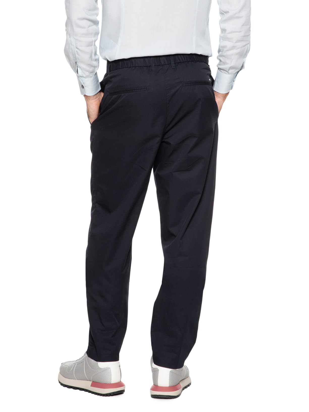 Calça Masculina Trouser Azul Emporio Armani