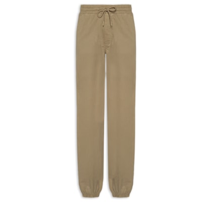 Calça Masculina Troy Cuffed Jogger Moletom - Bege