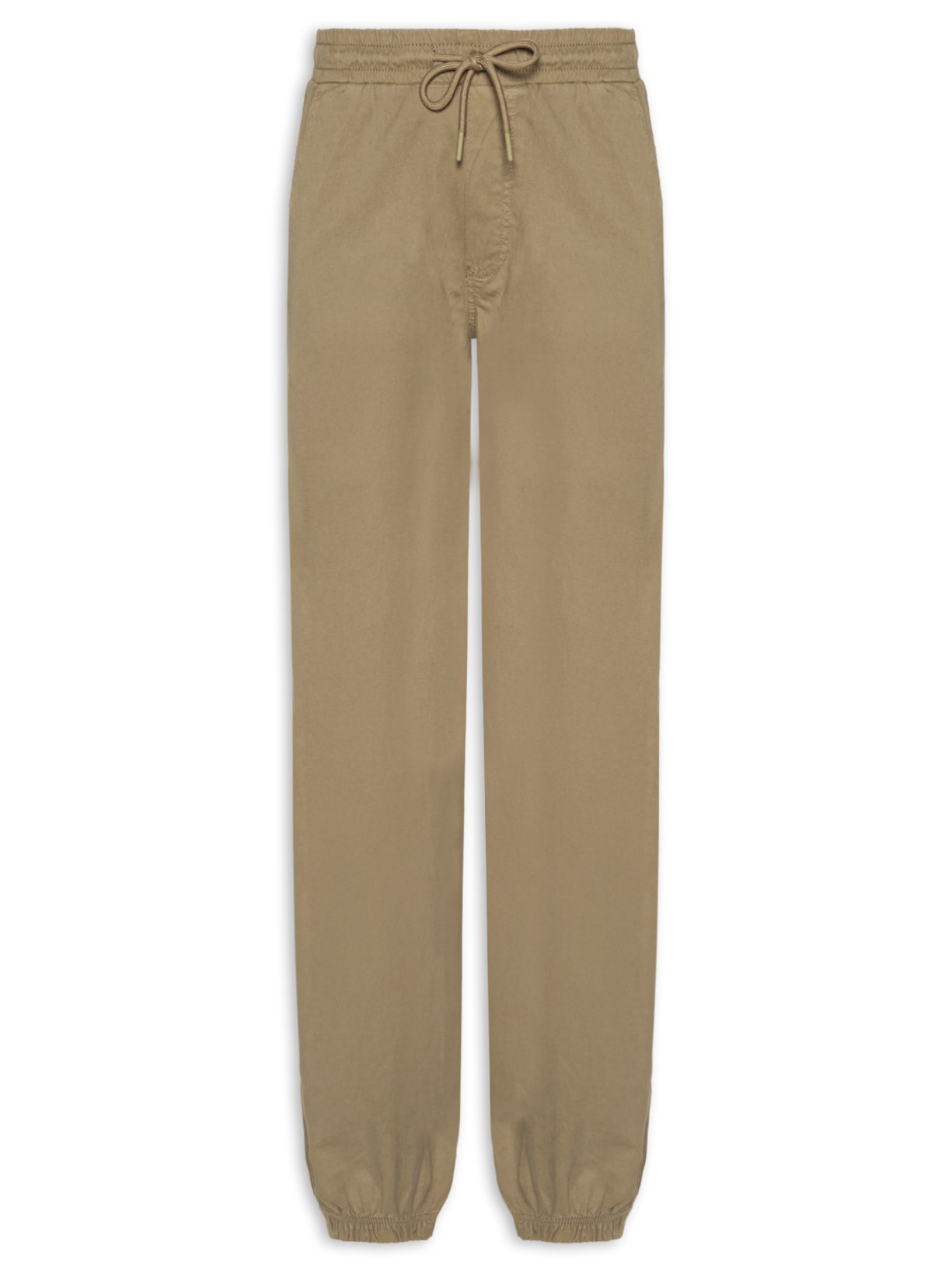 Calça Masculina Troy Cuffed Jogger Moletom - Bege