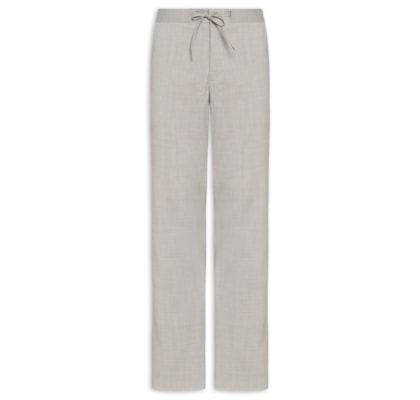 Calça Masculina U18454 Social Cadarço Lã Fria - Bege