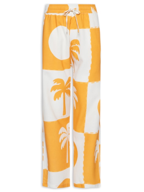 Calça Masculina Veraneio - Amarelo