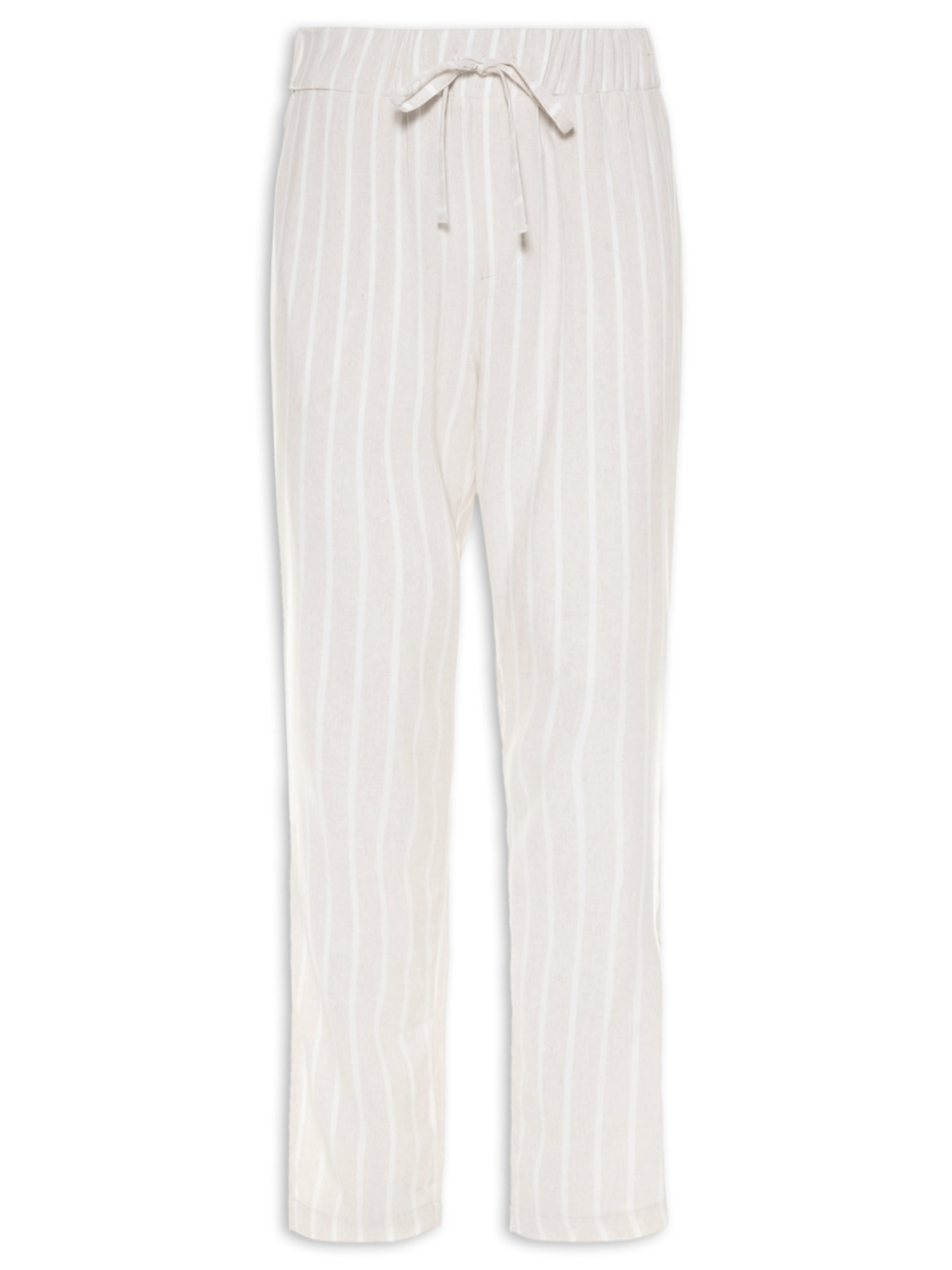 Calça Masculina Viscolinho Estampada - Bege