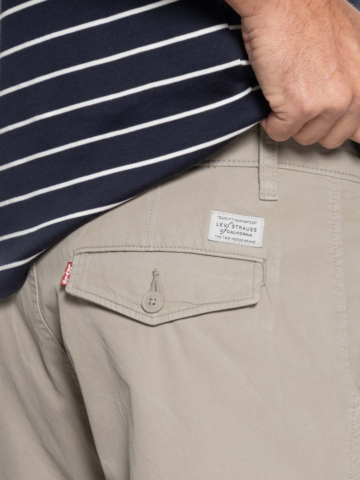 Calça Masculina XX Chino Authentic Straight Fit Bege Levi's