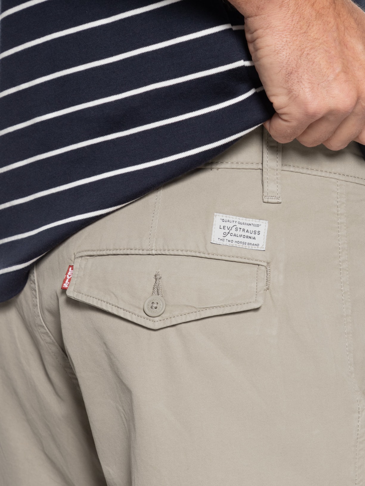 Calça Masculina XX Chino Authentic Straight Fit Bege Levi's