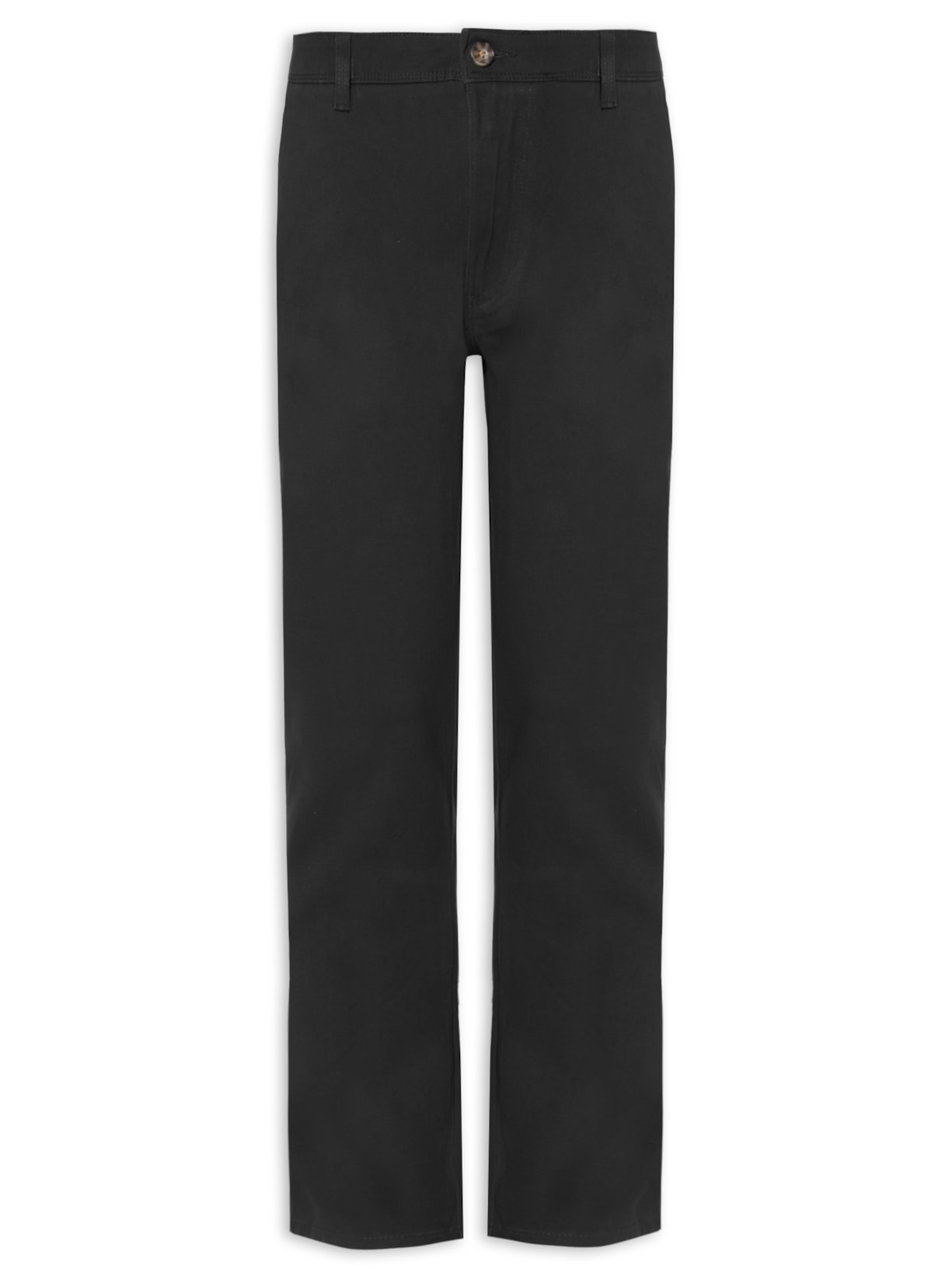 Calça Masculino Sarja Com Elastano - Preto