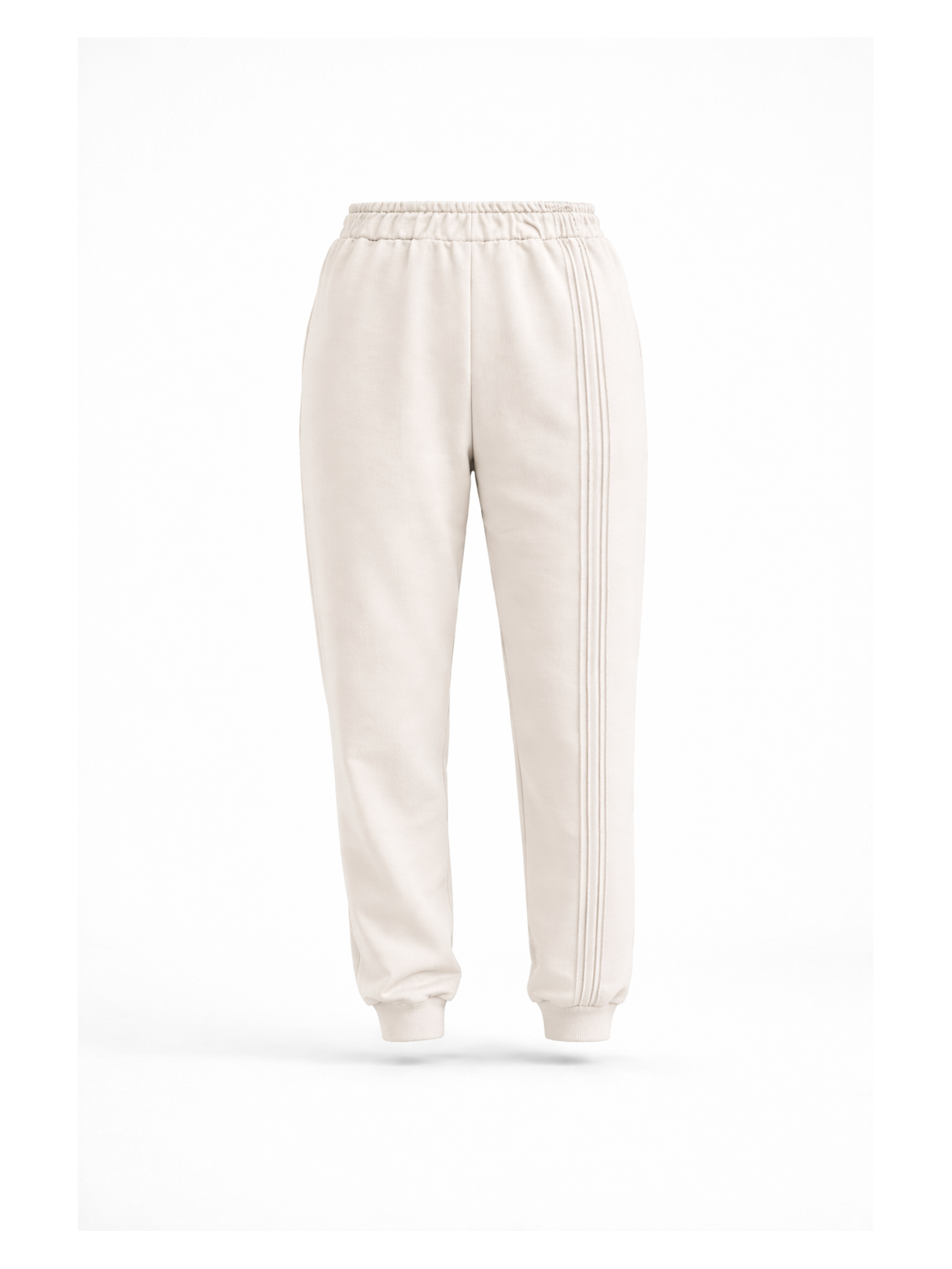 Calça Moletom Linhas Off White Branco Suntime