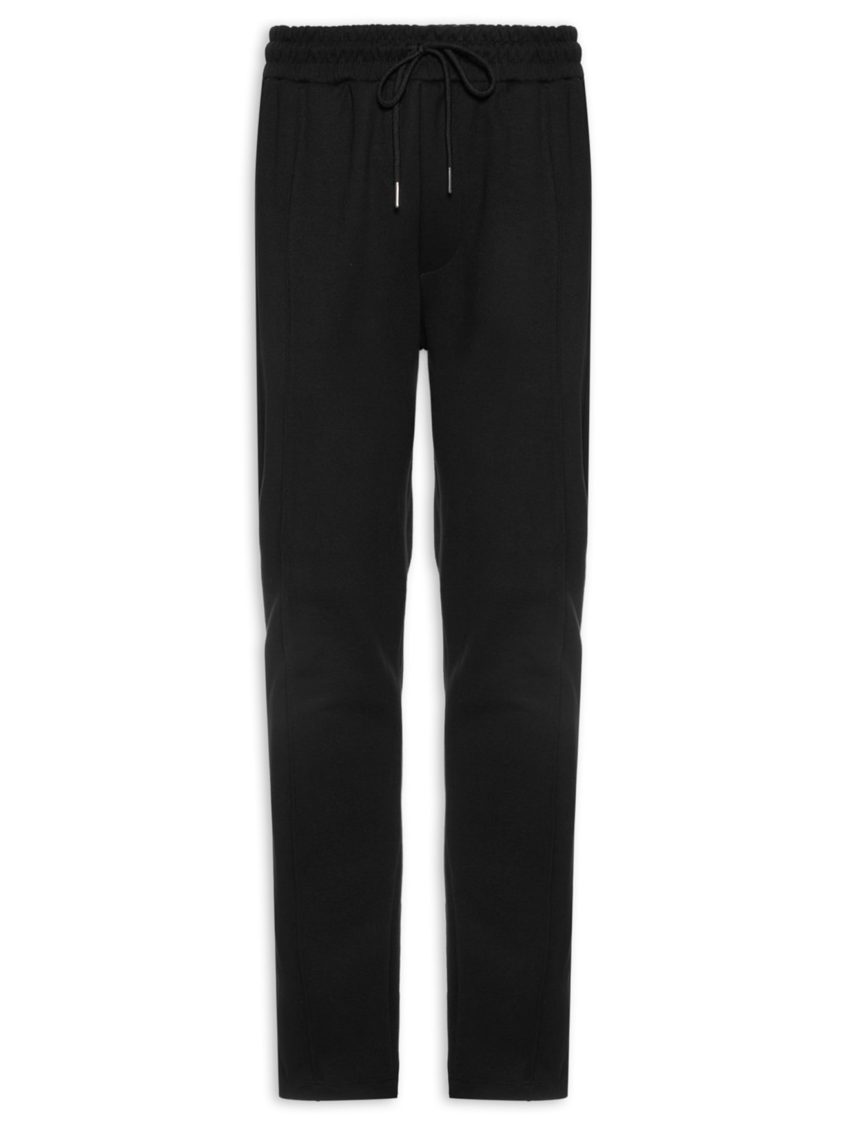 Calça Moletom Masculina Esporte Com Elástico Em Pima Cotton Preto Paramount Alfaiataria