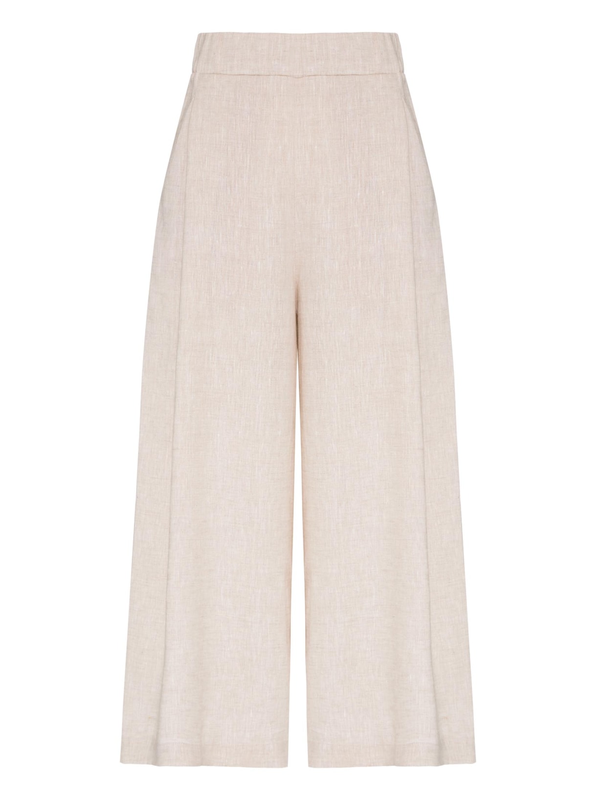 Calça Pantacourt Linho Natural