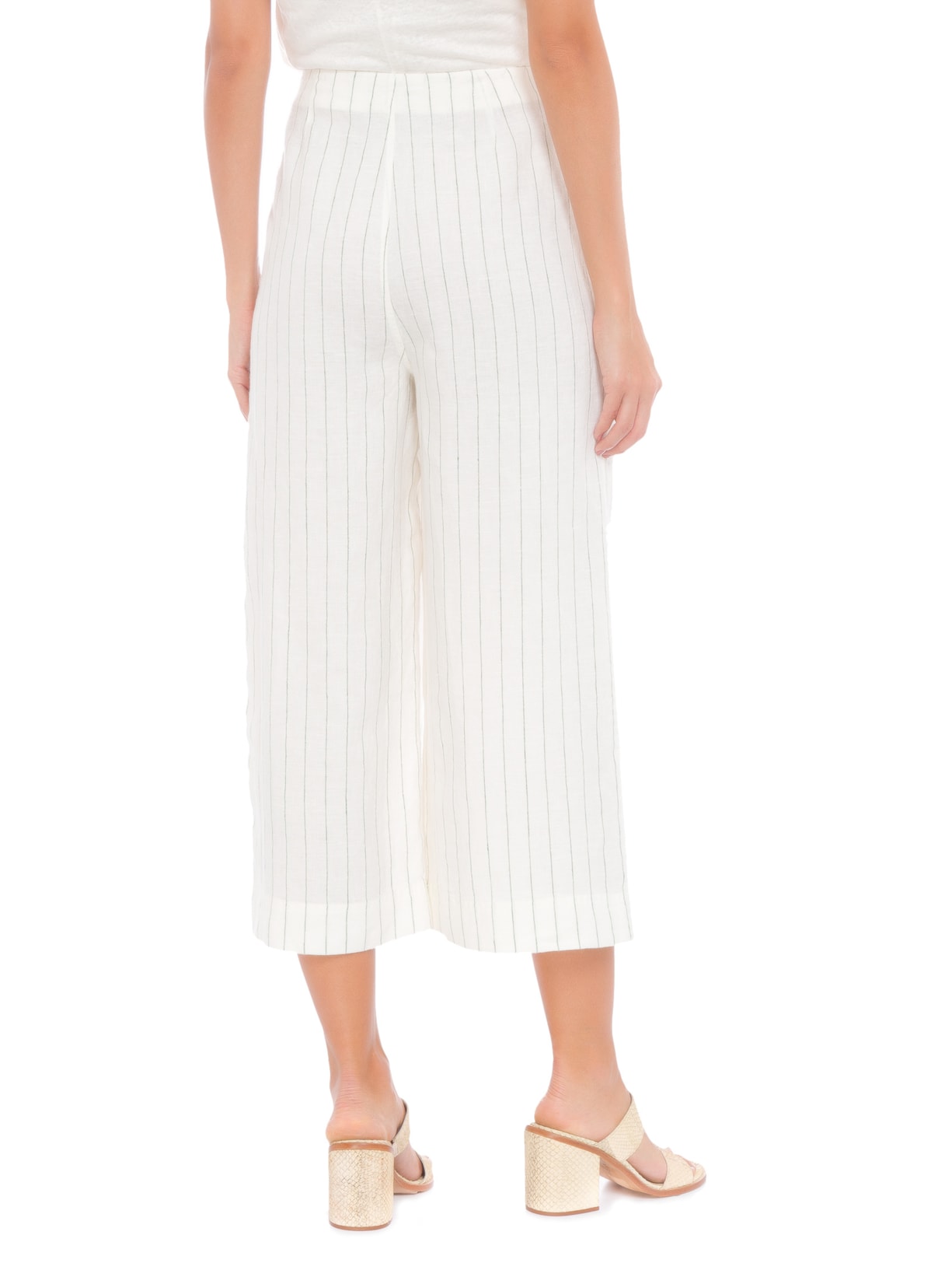 Calça Pantacourt Off White Osklen