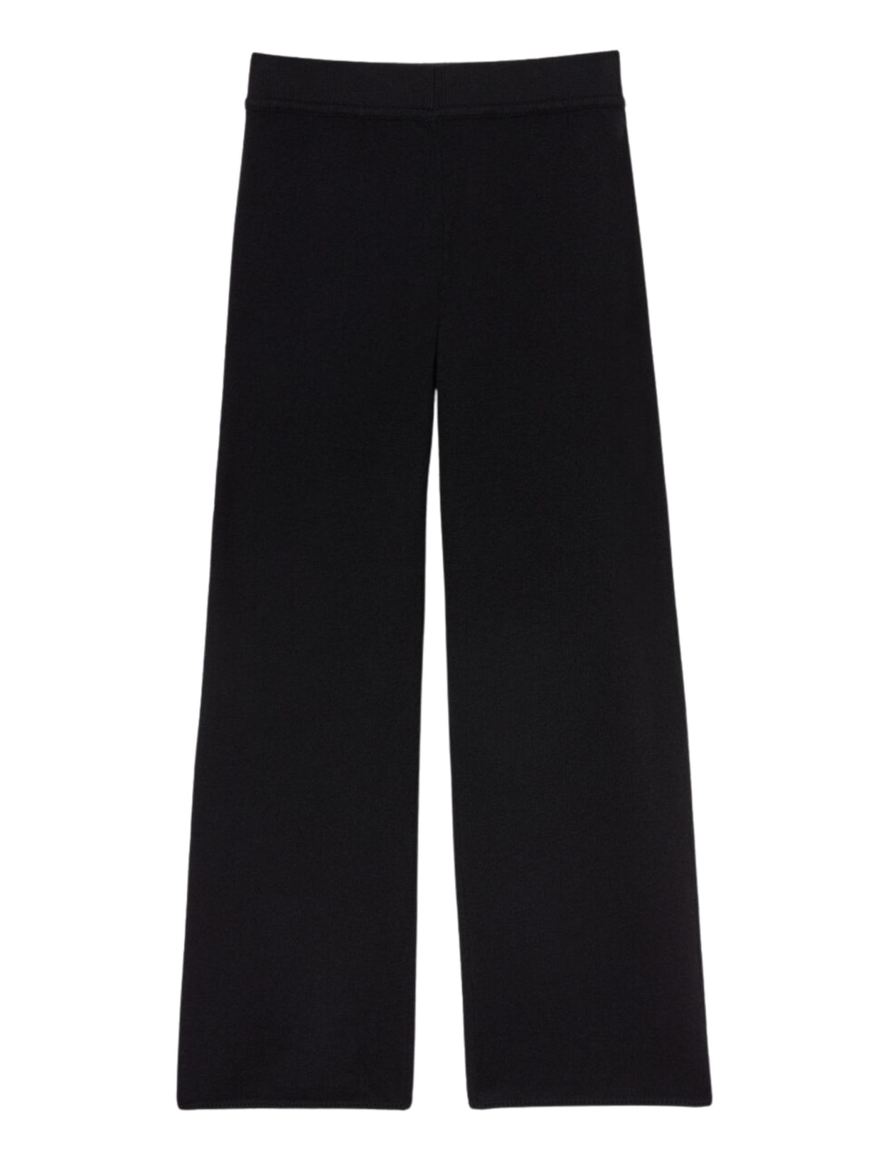 Calça Pantalona Em 100% Cashmere Preto Intimissimi