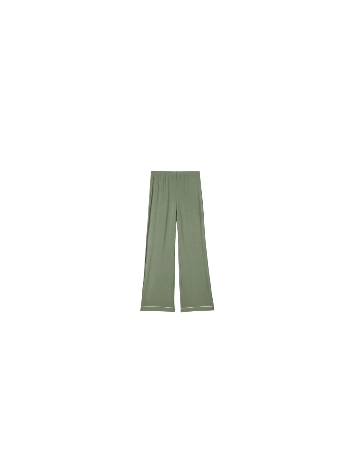 Calça Pantalona Em Modal Verde Intimissimi