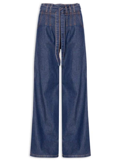 Calça Feminina Pantalona Regina - Azul