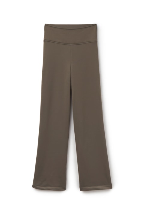 Calça Pantalona Térmica Com Plush Interno - Cinza