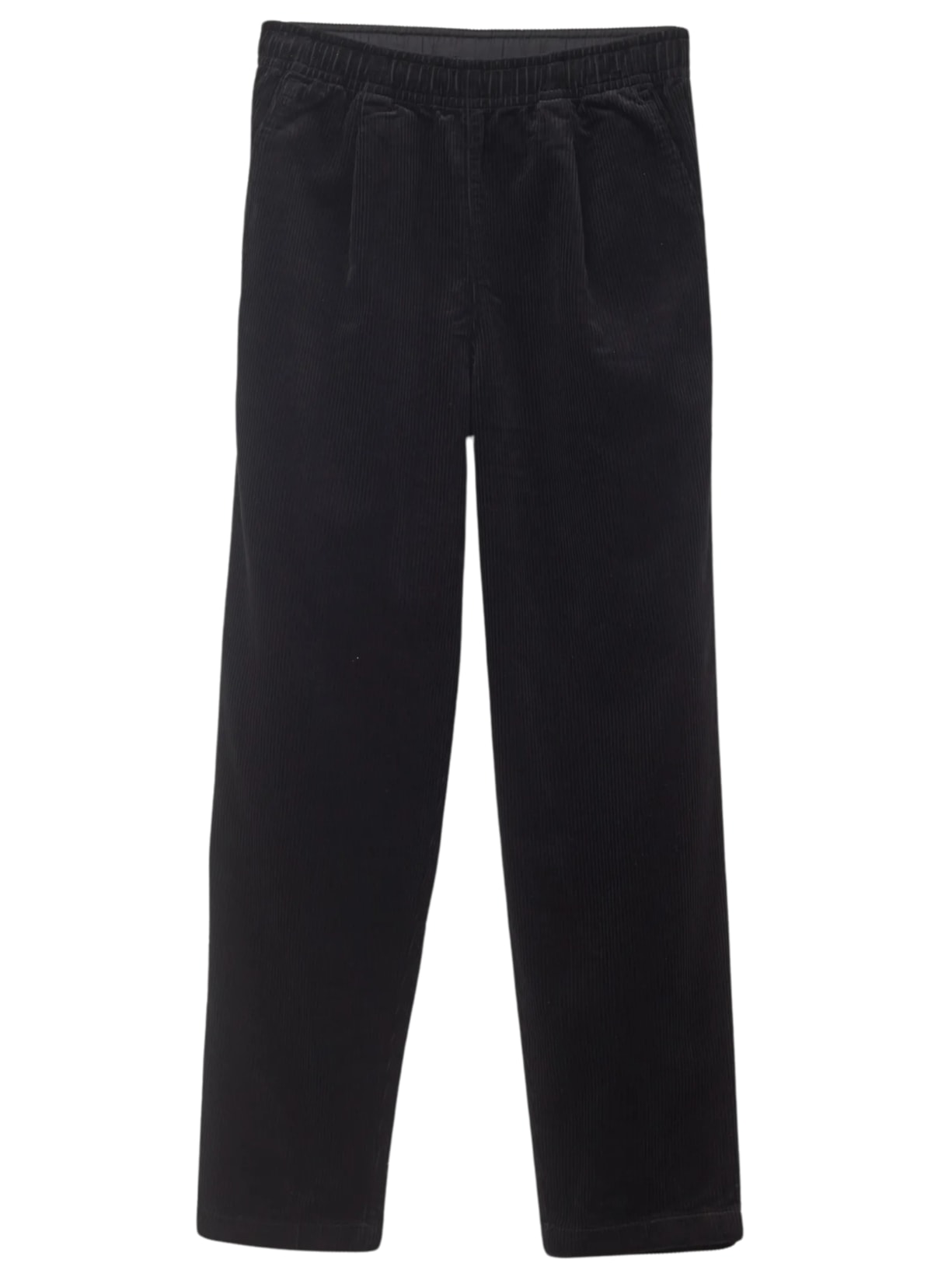 Calça Reta Em Bombazine - Preto