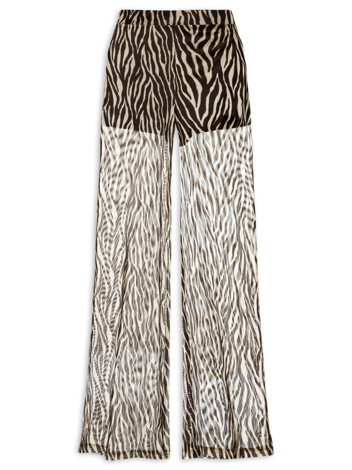 Calça Reta Feminina Est Zebra Urban Sport – Preto Animale Jeans