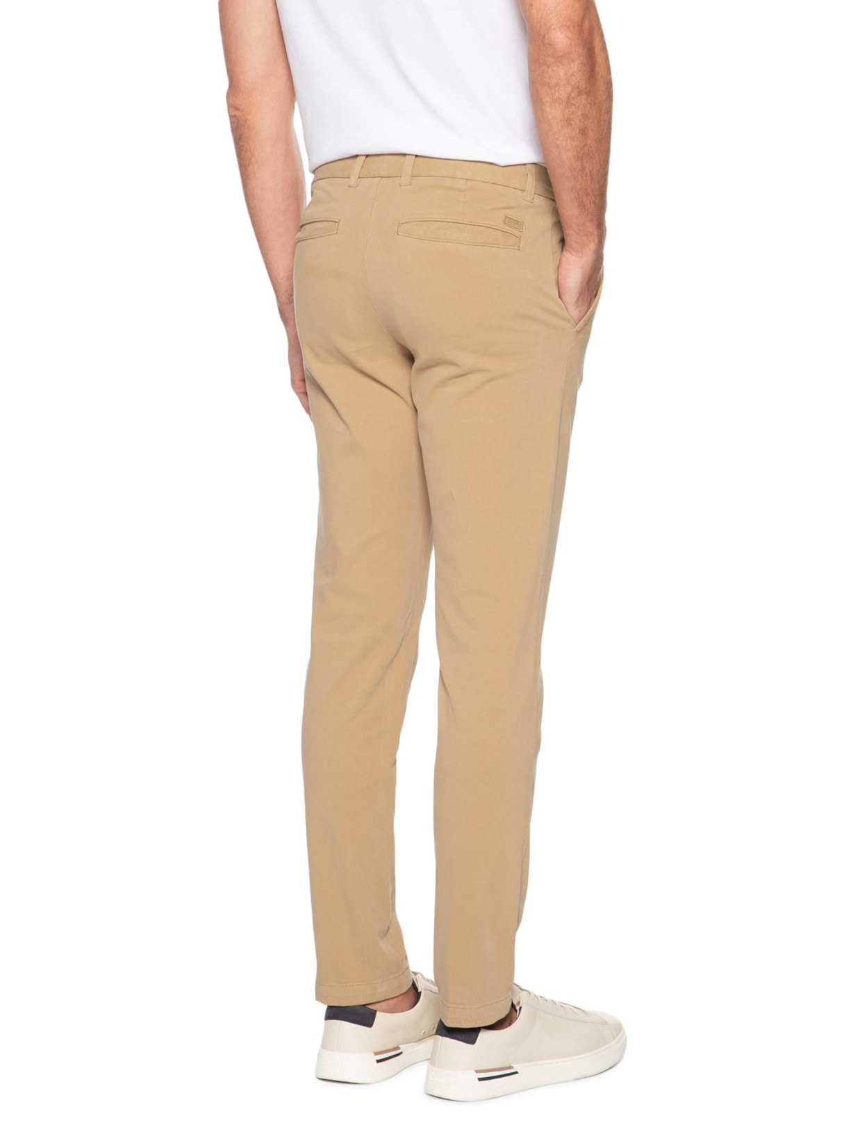 Calça Reta Masculina H-Kaiton 01 Bege Boss