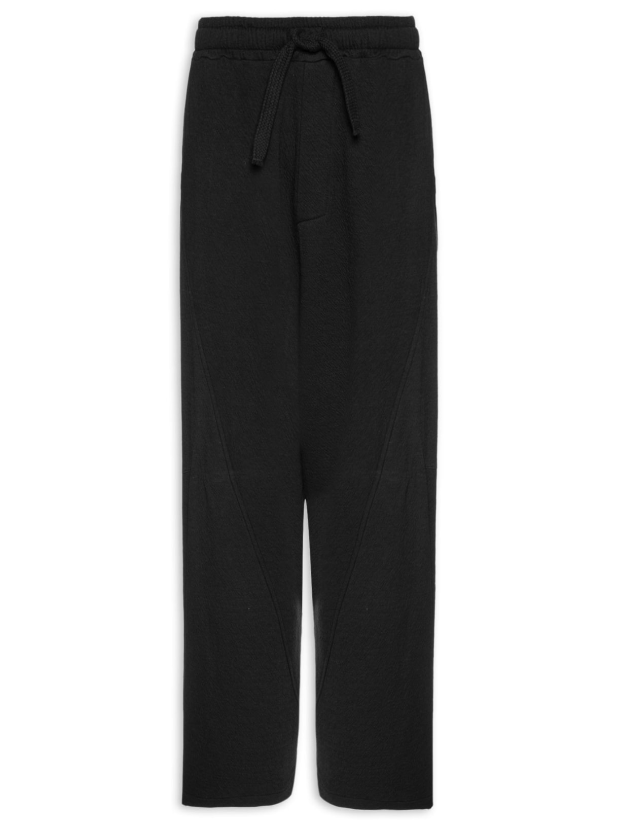 Calça Reta Masculina Over Wrinkle Bold Preto Osklen