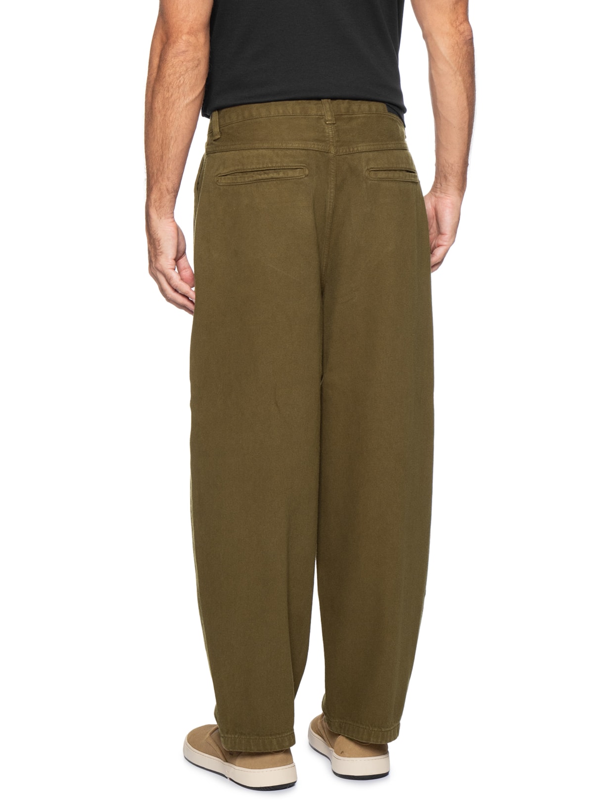 Calça Reta Masculina Tokyo Bordado Insetcs Cotton – Marrom Osklen