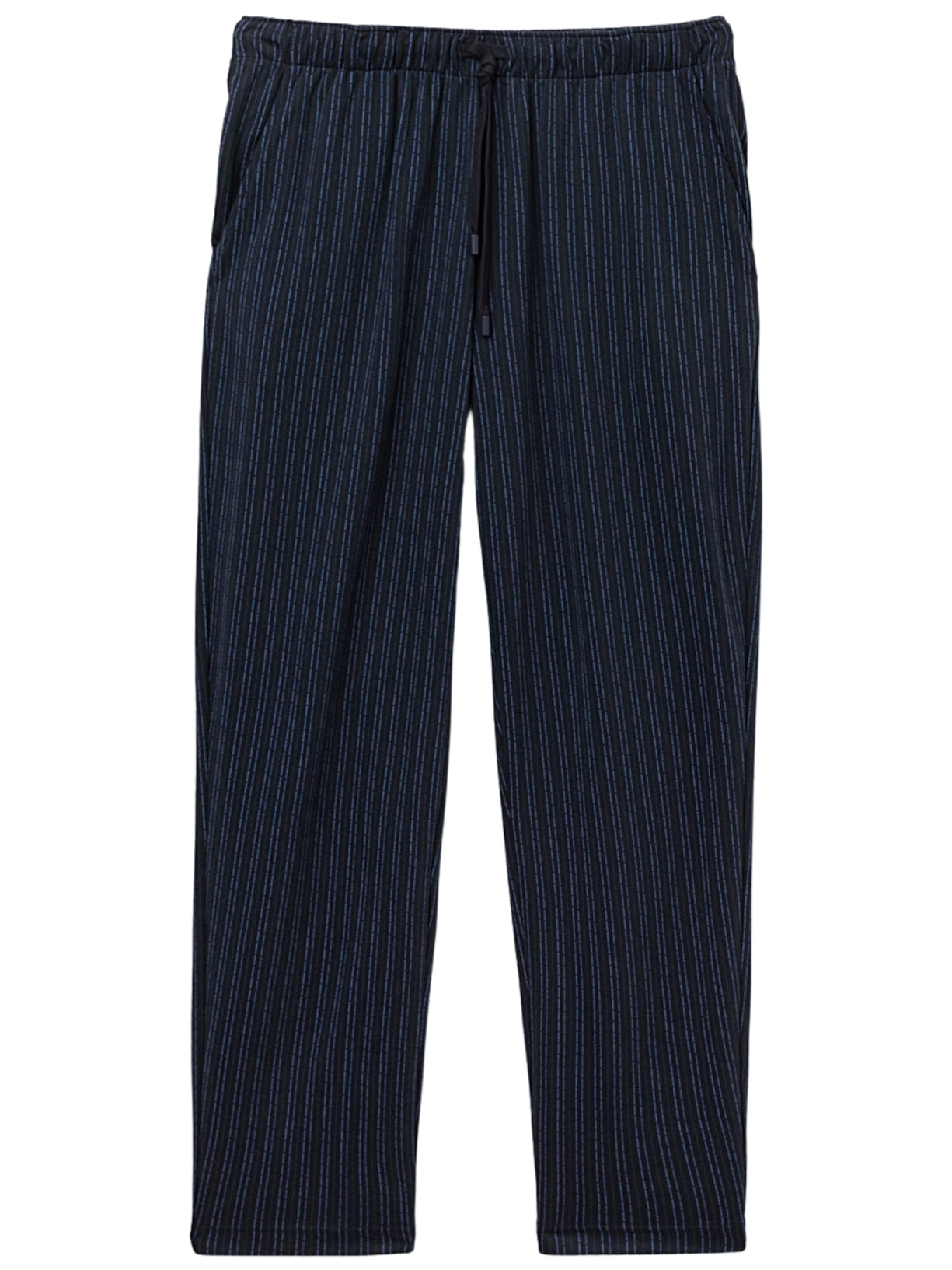 Calça Risca De Giz Em Algodão Azul Intimissimi