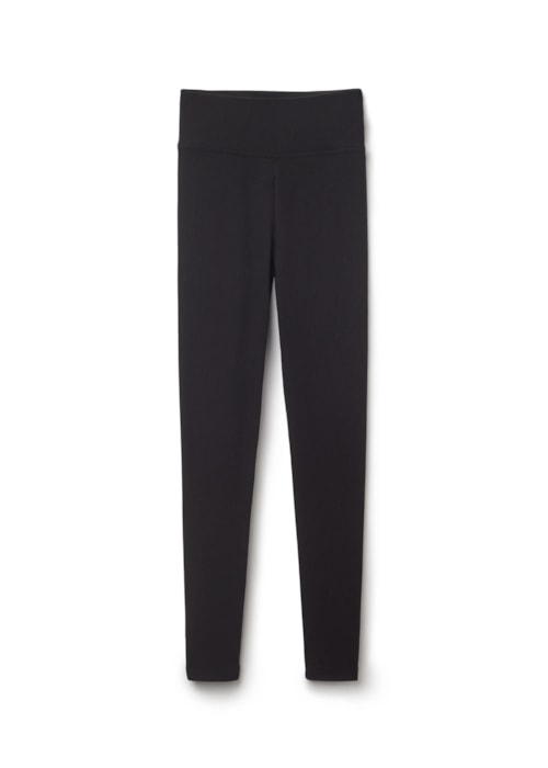 Calça Skinny Canelada Com Cashmere - Preto