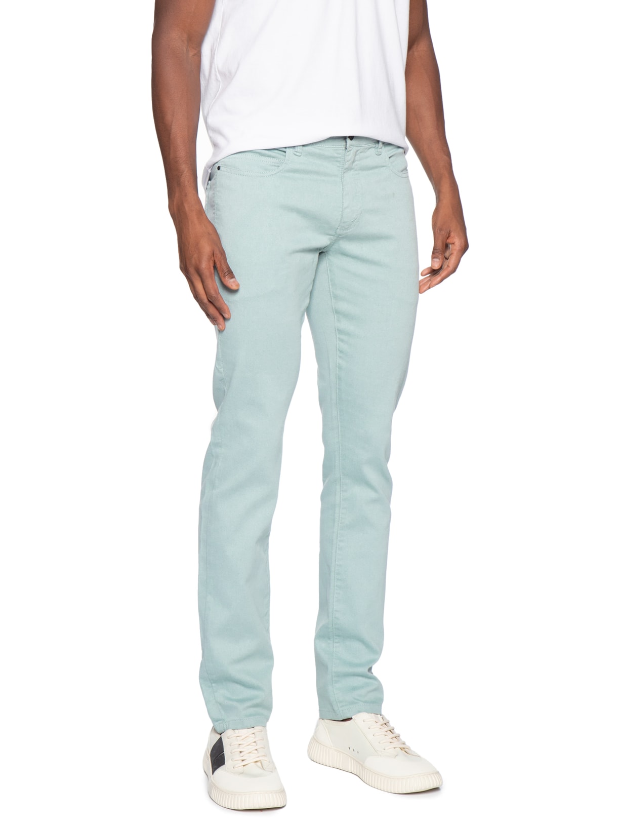 Calça Skinny Jeans Masculina Color Azul Reserva