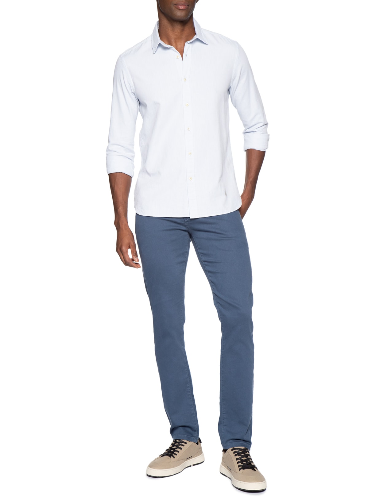 Calça Skinny Jeans Masculina Color – Azul Reserva