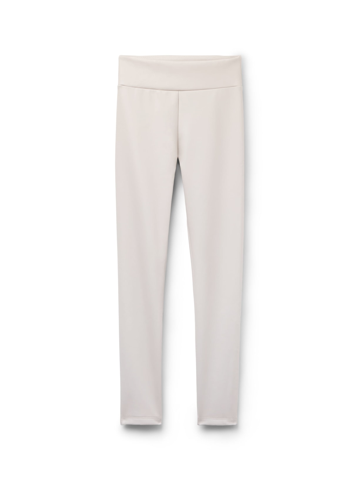 Calça Skinny Térmica Efeito Couro - Branco