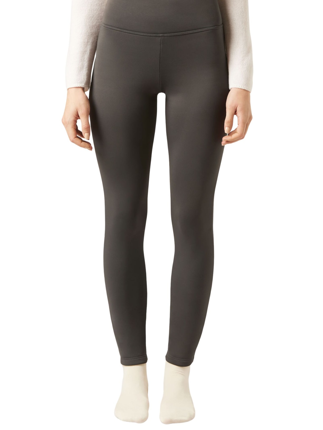 Calça Skinny Ultratérmica Plush - Cinza