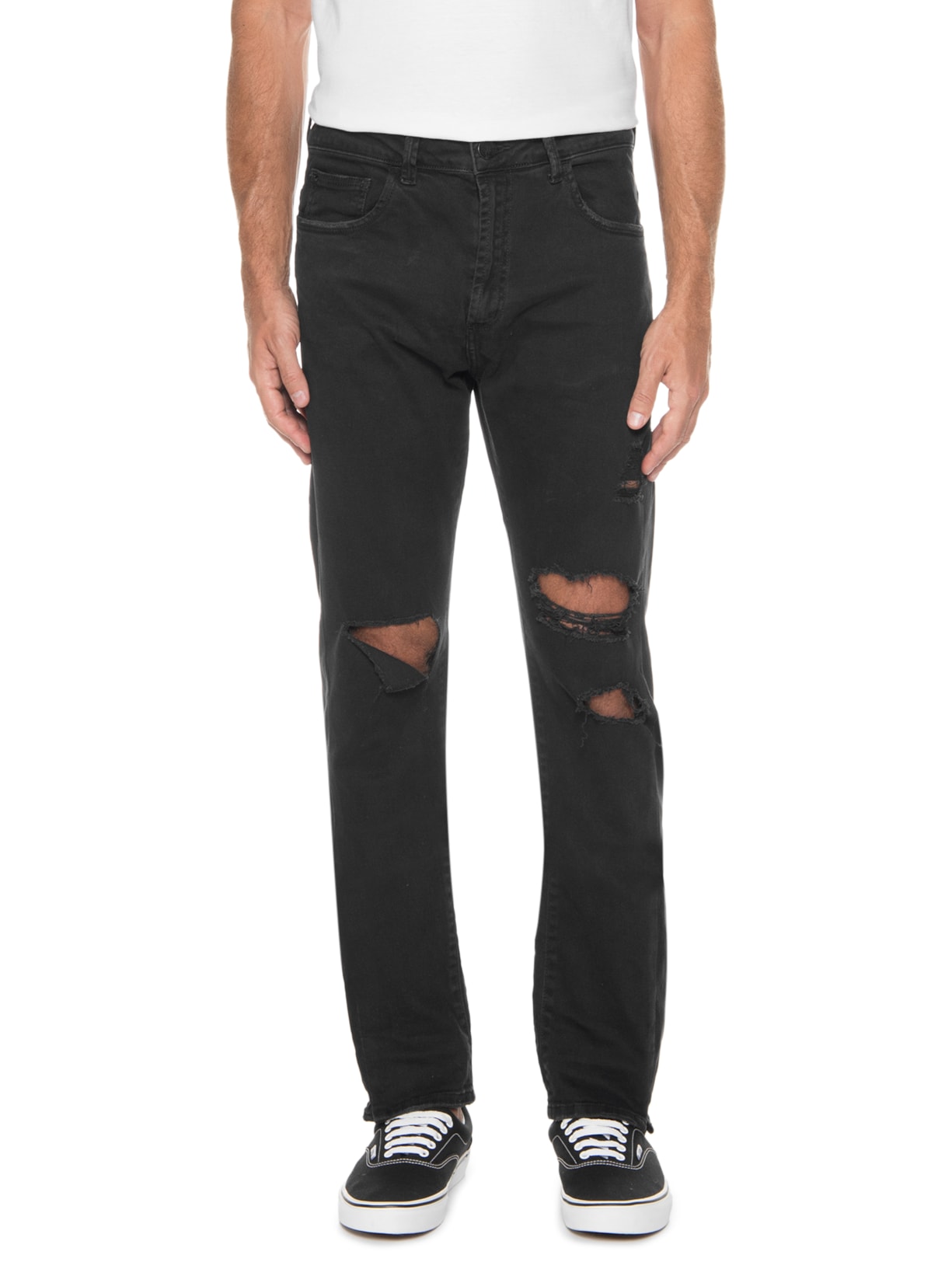 Calça Slim Caceres 3d Preto John John
