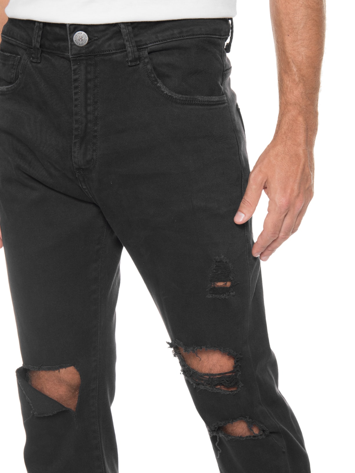 Calça Slim Caceres 3d Preto John John