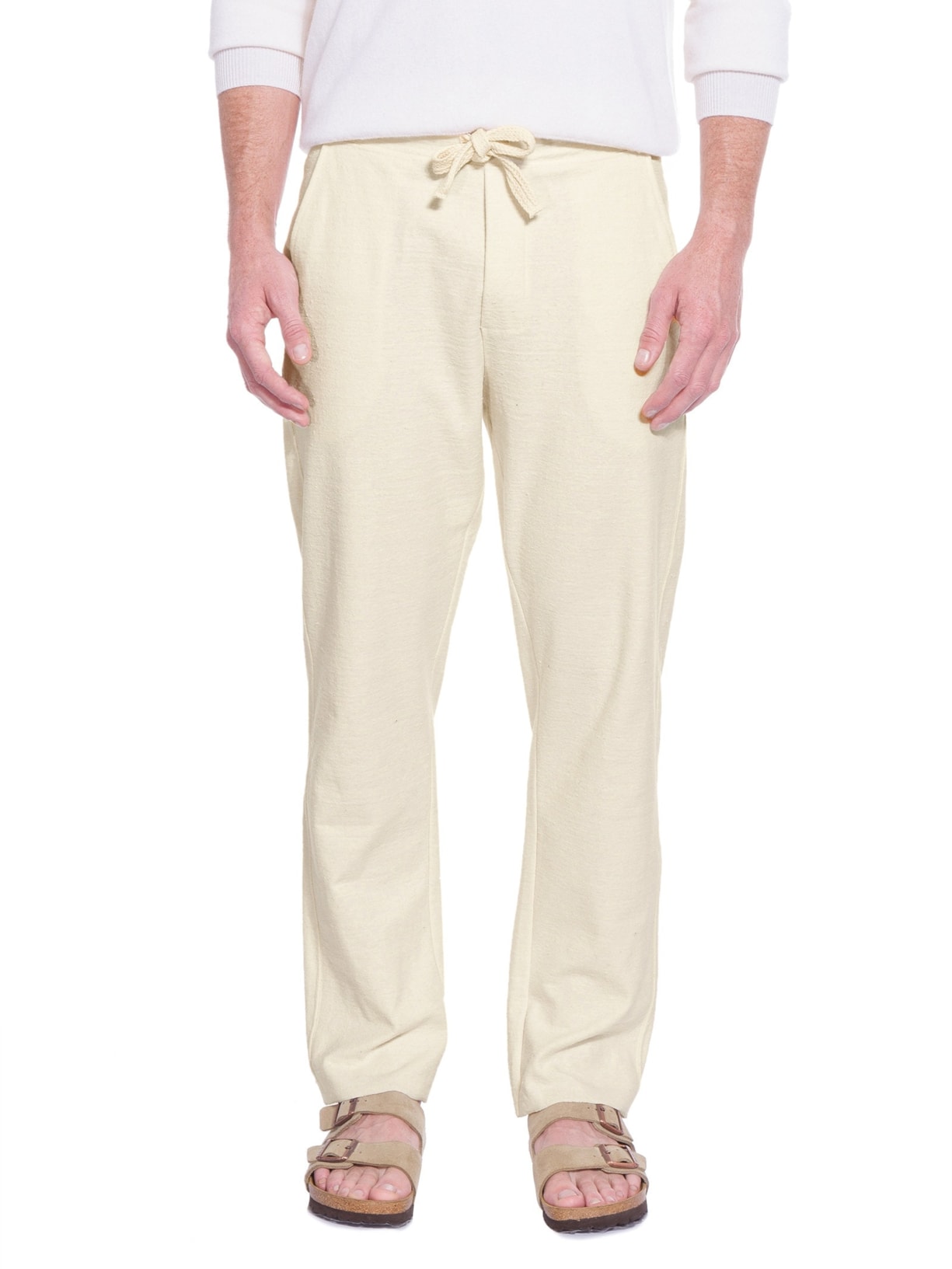 Calça Slim Masculina Rustic E-basics Bege Osklen
