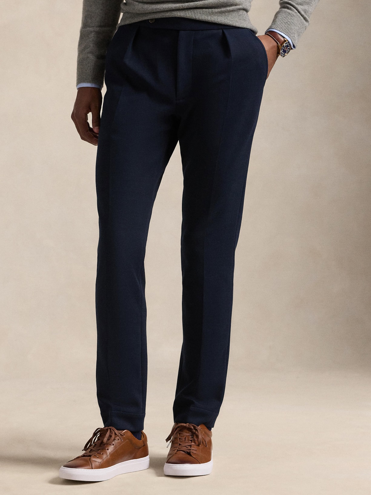 Calça Social Masculina Brad Sprt-Trouser Azul Polo Ralph Lauren