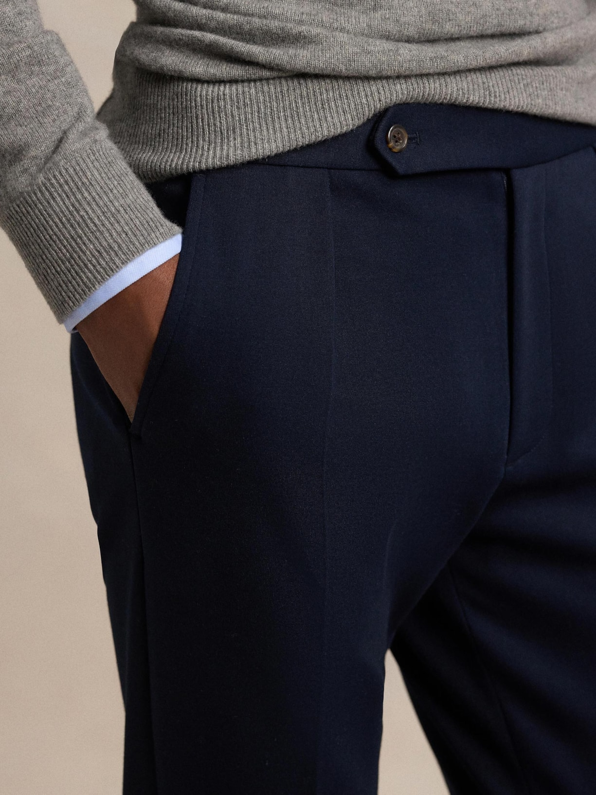 Calça Social Masculina Brad Sprt-Trouser Azul Polo Ralph Lauren