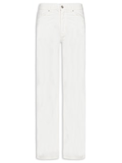 Calça Straight Feminina – Off White by J'01