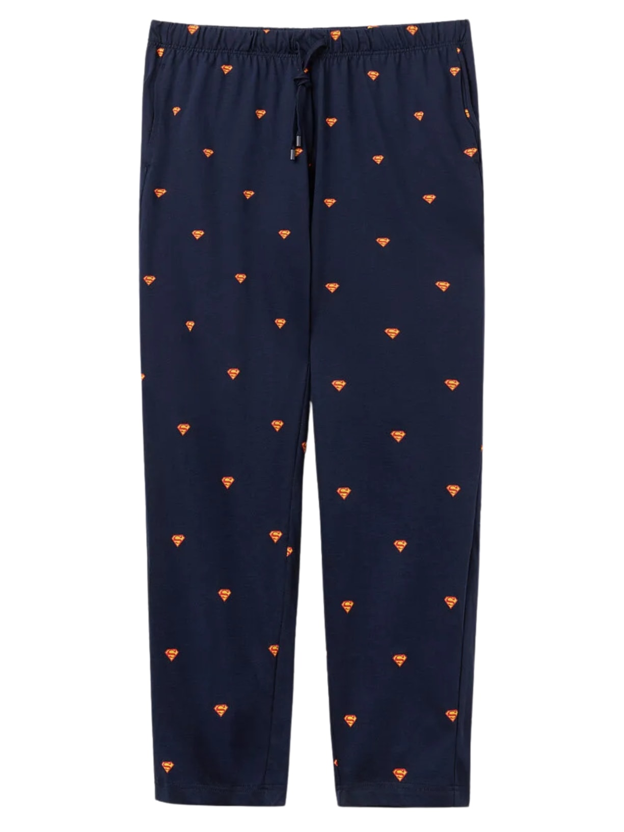 Calça Superman Em Algodão - Azul