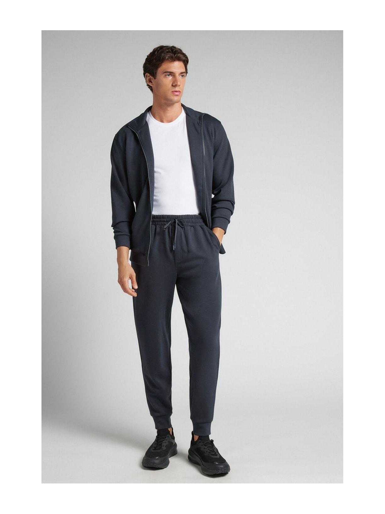 Calça Técnica Efeito Soft Touch Marfim Intimissimi