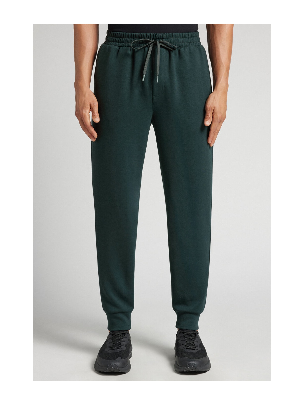 Calça Técnica Efeito Soft Touch Verde Intimissimi