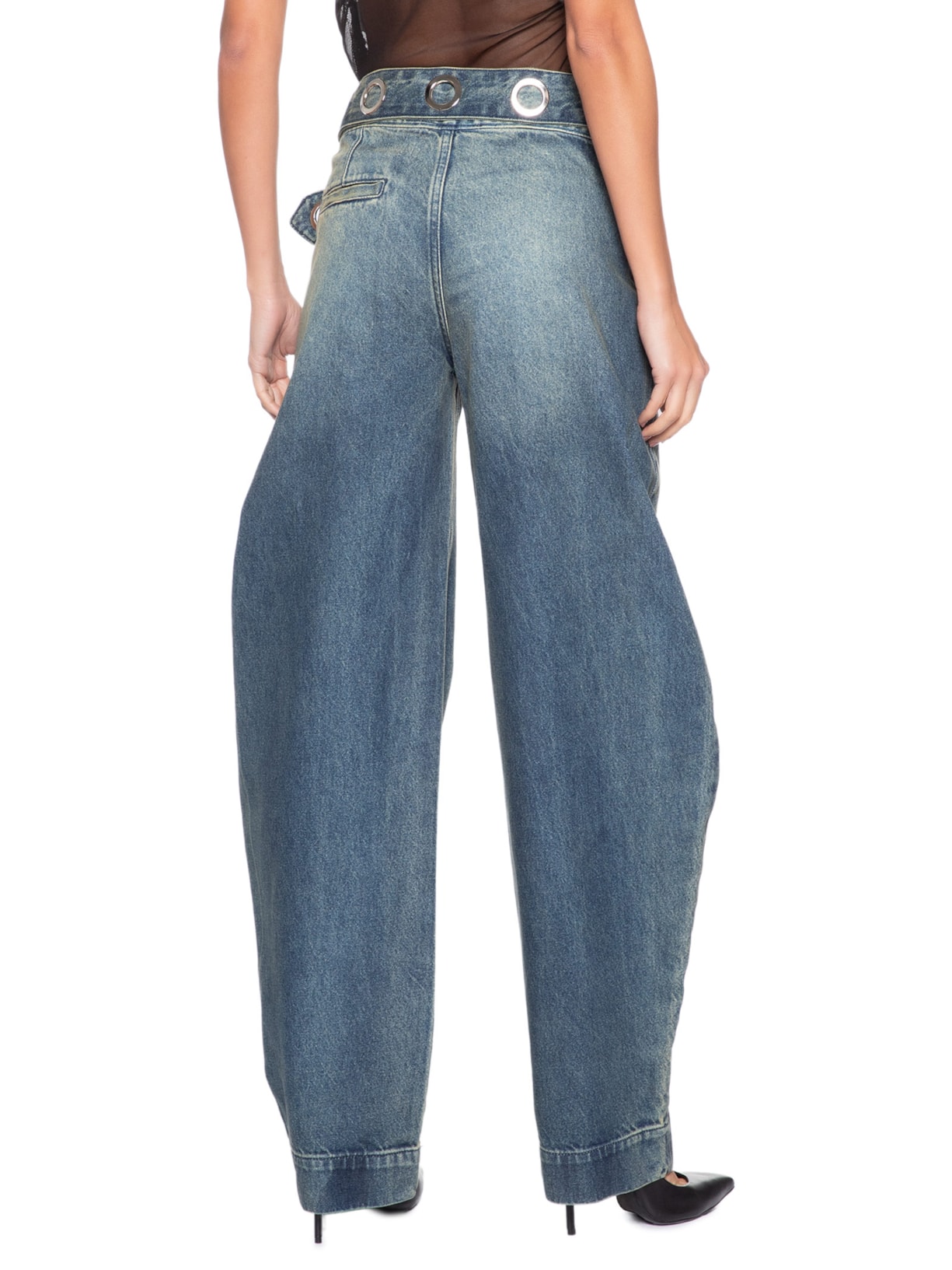 Calça Tie Blue Jeans Feminina – Azul J'01