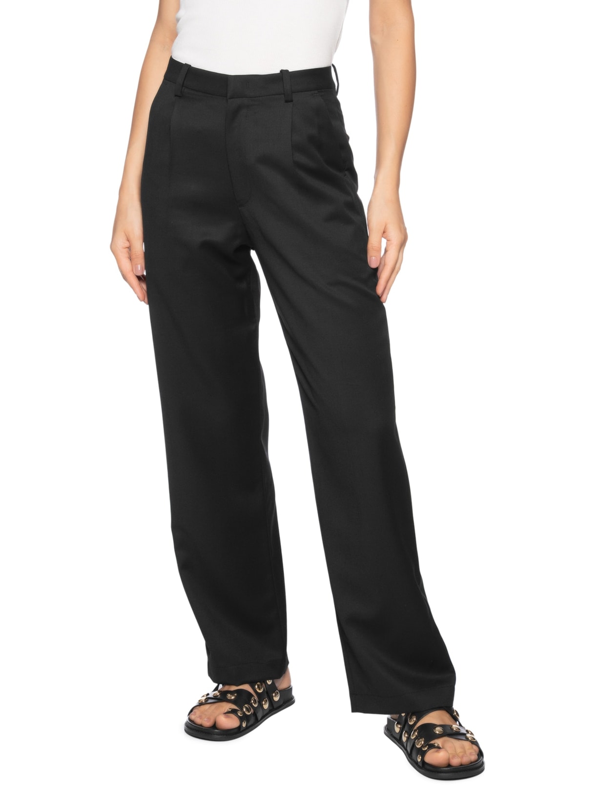 Calça Unissex Alfaiataria Milano Preto Cohí