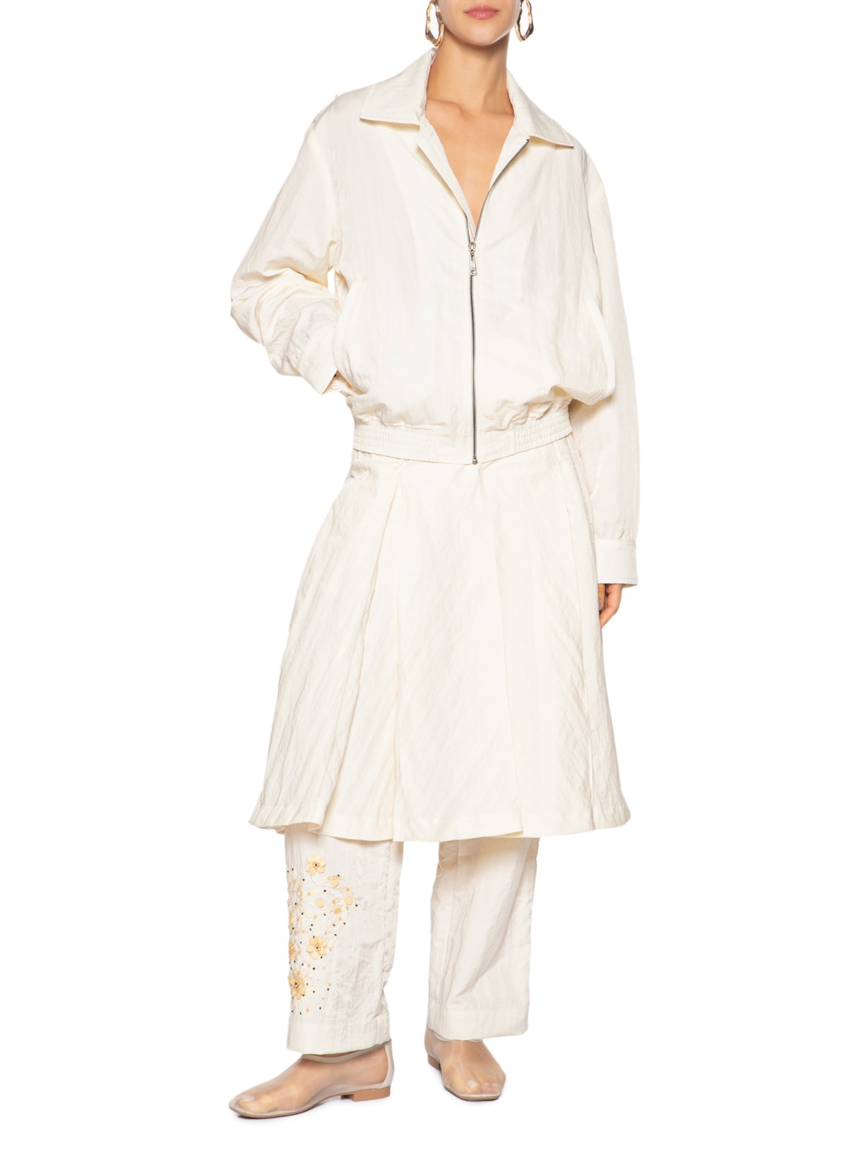 Calça Unissex Bordada Haenyeo Amarelo Cohí