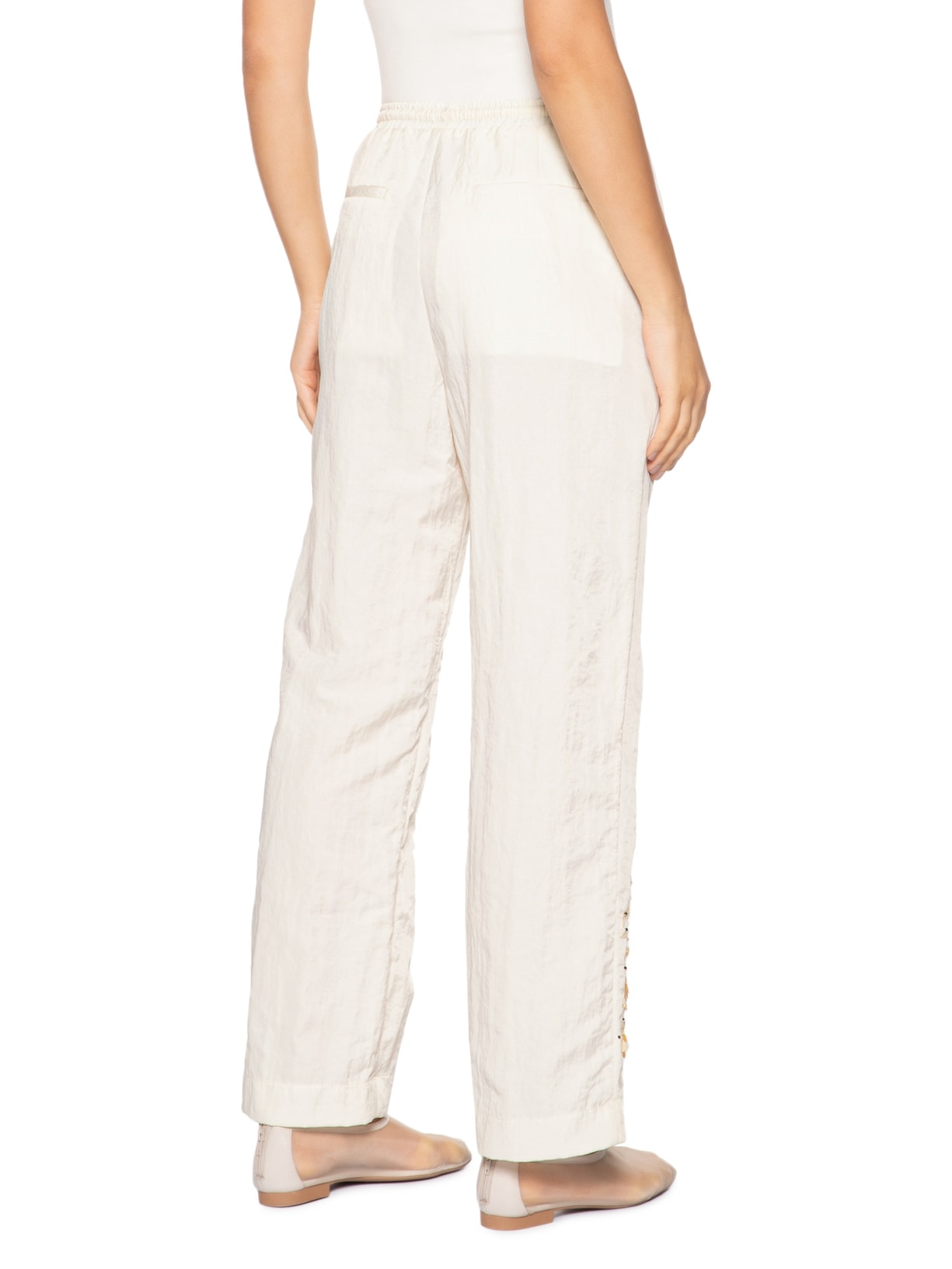 Calça Unissex Bordada Haenyeo Amarelo Cohí