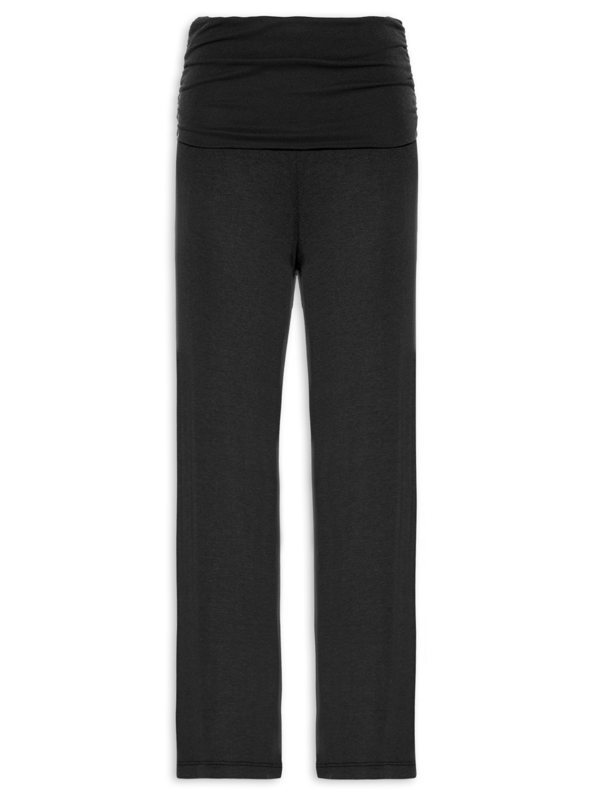 Calça Wide Leg Vira Cós Rosé Cristina Yogini