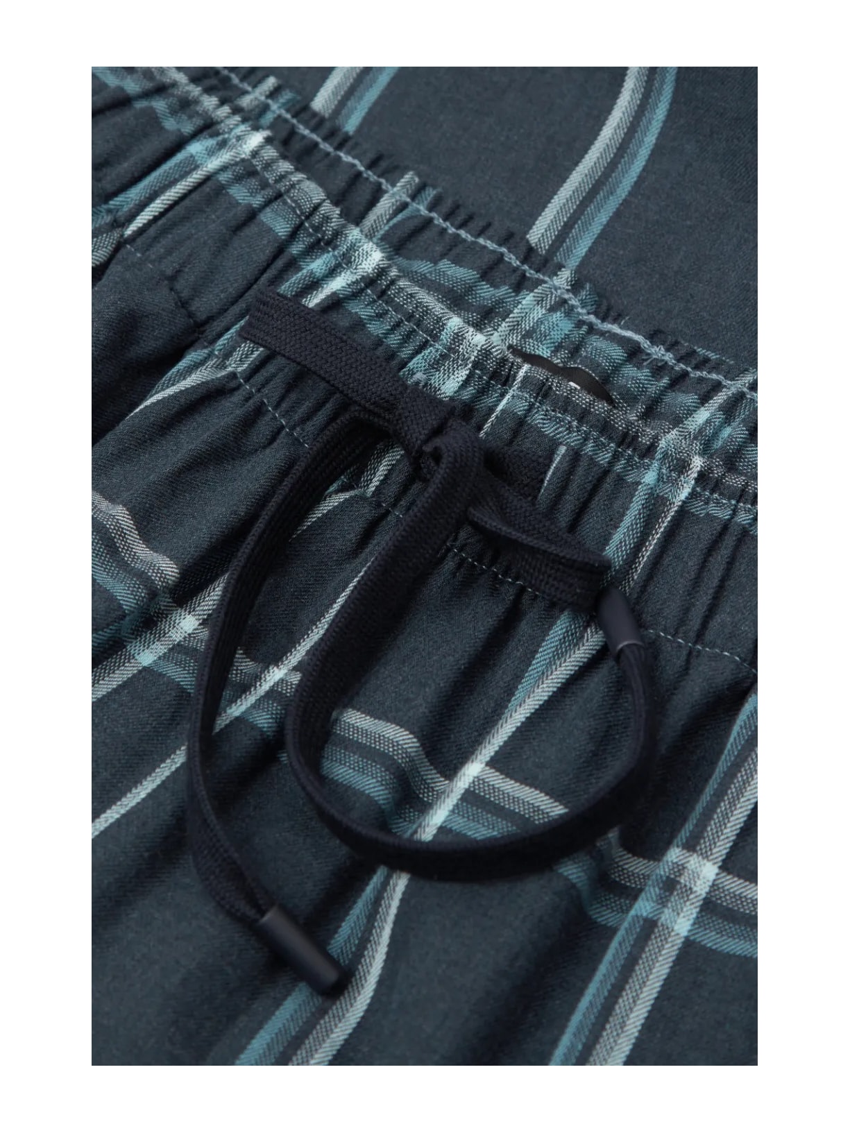 Calça Xadrez Em Algodão Azul Intimissimi