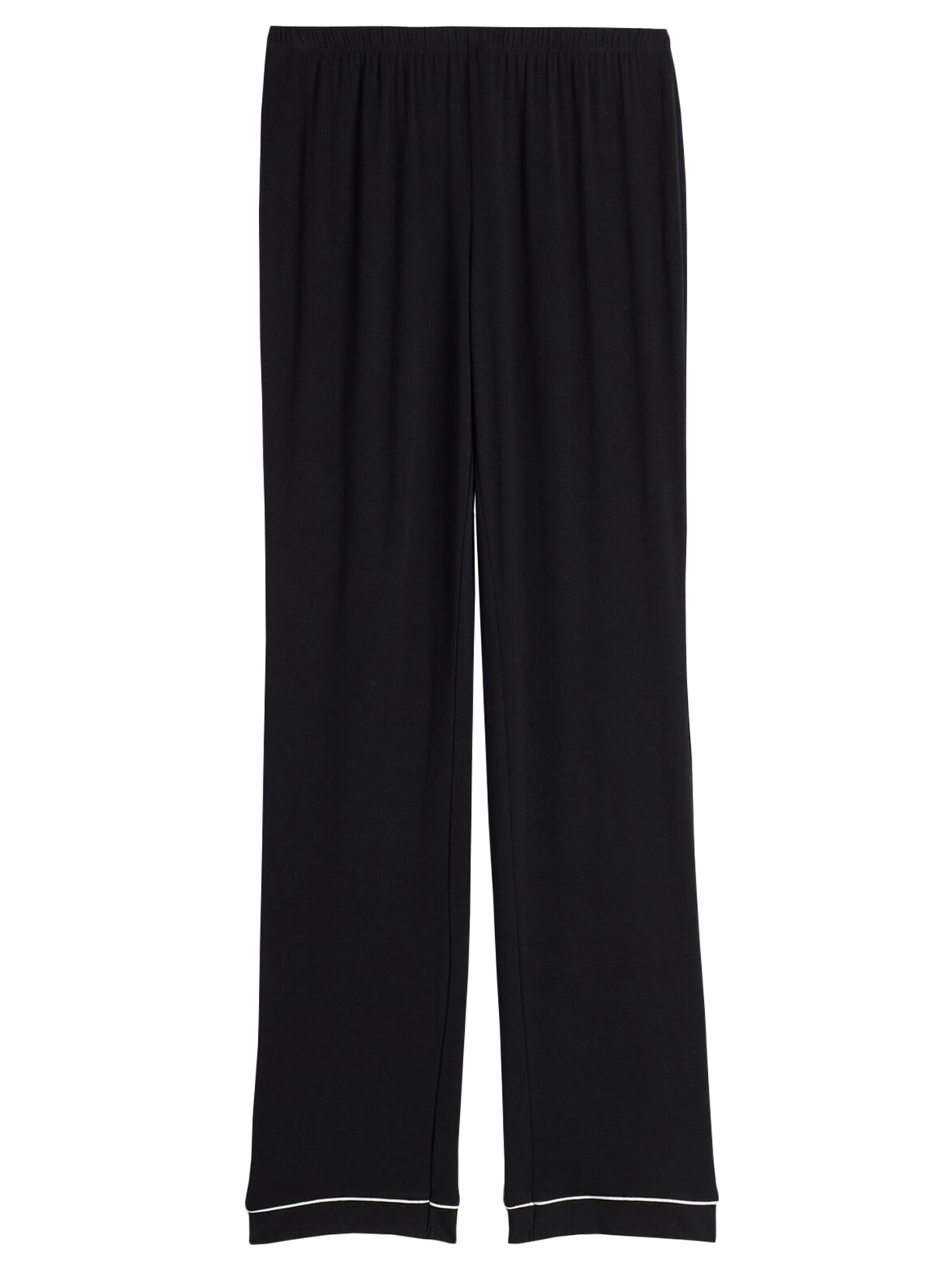 Calças Compridas Em Micromodal - Preto